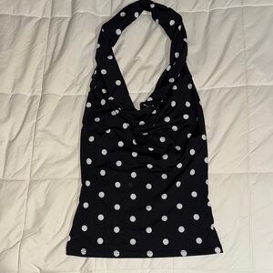 Urban Outfitters Polka Dot Halter Top